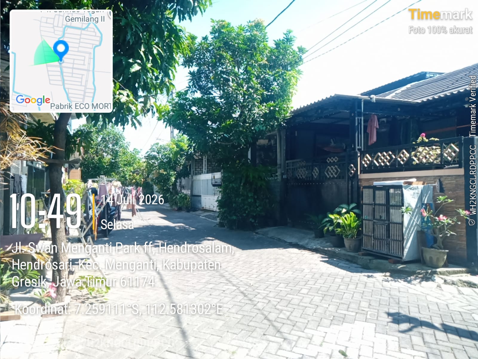 Dijual Cepat Rumah Murah di Swan Menganti Park Residence Gresik Rp 260 Juta ! - Gambar 3